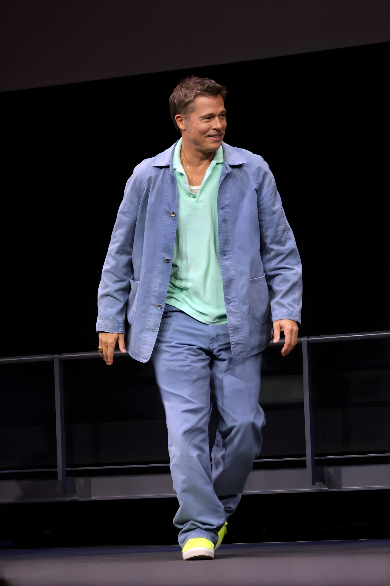 A Closer Look at Brad Pitt’s Iconic Blue Jacket